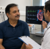 Illustration showing Cardiac Resynchronization Therapy using biventricular pacing leads to synchronize heart chambers and improve heart failure symptoms